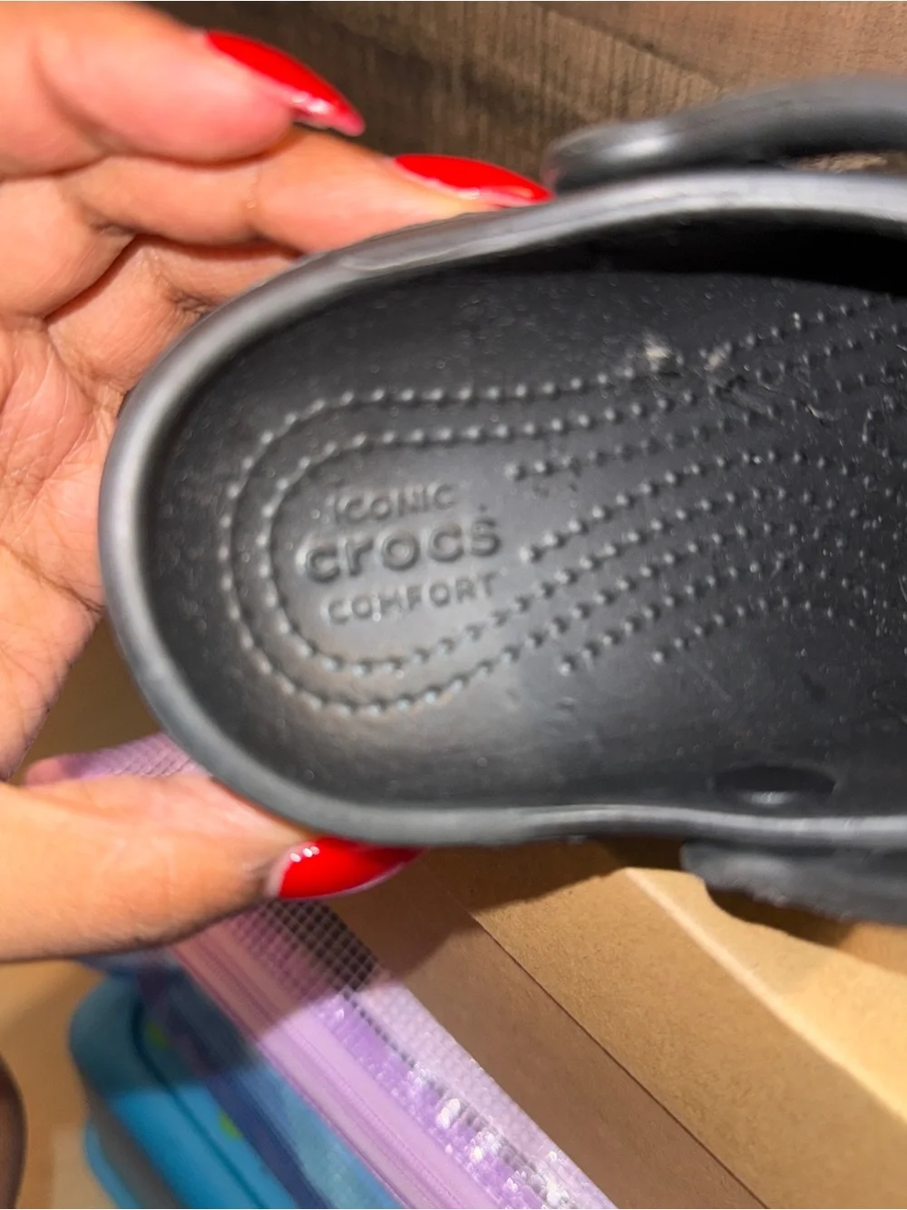 CROCS Kids Classic Black Clogs